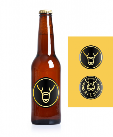 логотип для пивоварни "Ягель"