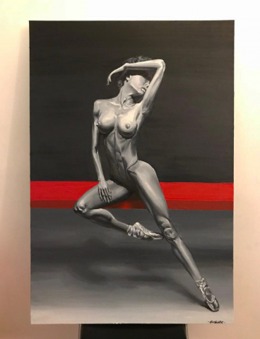 Картина "Балерина", масло