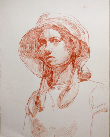 Девушка в шляпе