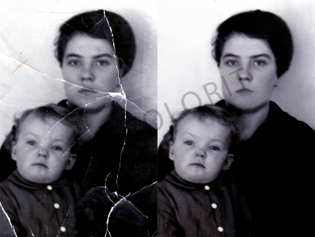 Restore old photos / Восстановление старых фотографий