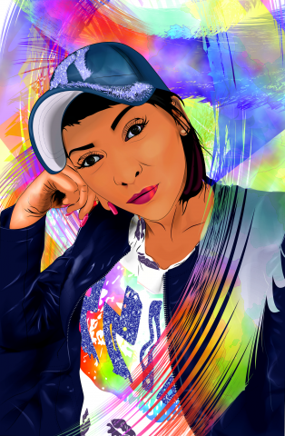 ВЕкторный 3D портрет