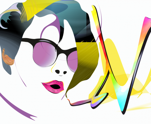 Рисунок by Djon_ensmit. Когда вместо портрета получился логотип.