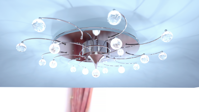 Люстра c лампочками Led (2)