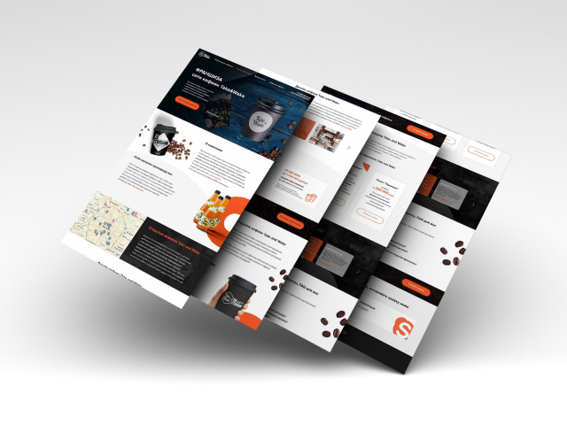 Coffee web design project