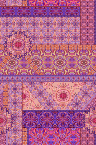 Ethnic boho tiles pattern