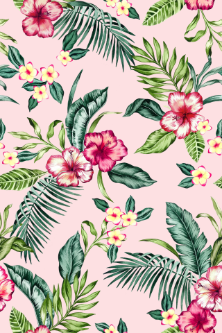 Delicate tropical pattern