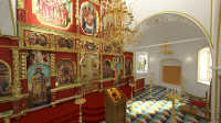 Визуализация иконостаса для видеоролика (моделлинг не мой)