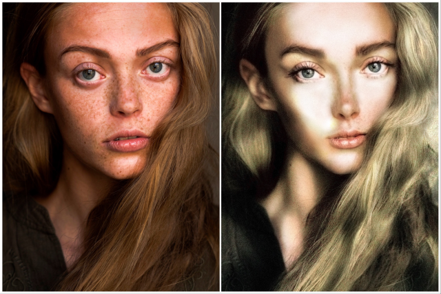 Ретушь фото в стиле dollface