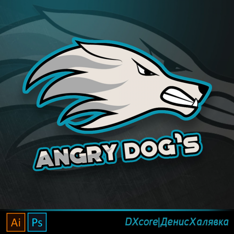 Логотип команды "Angry Dogs"