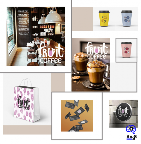 Айдентика кофетерия FruitCoffee (часть 1)