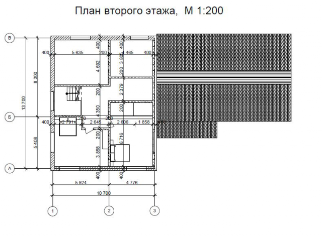 План второго этажа