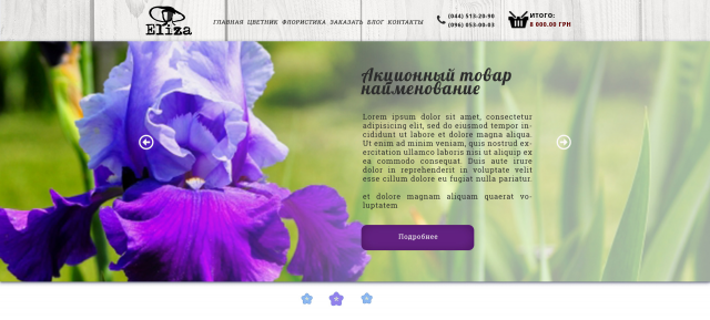 Цветочный магазин "Eliza"