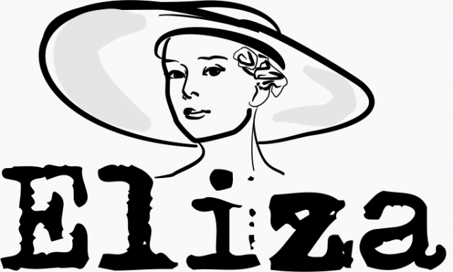 Логотип к цветочному магазину "Eliza"