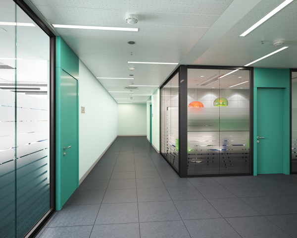 Офисный коридор