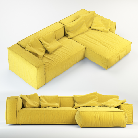 Жёлтый диван