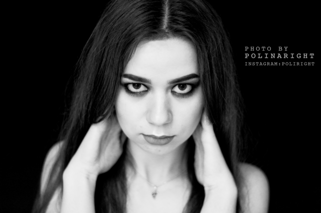 Портрет со съемки в стиле fashion nude