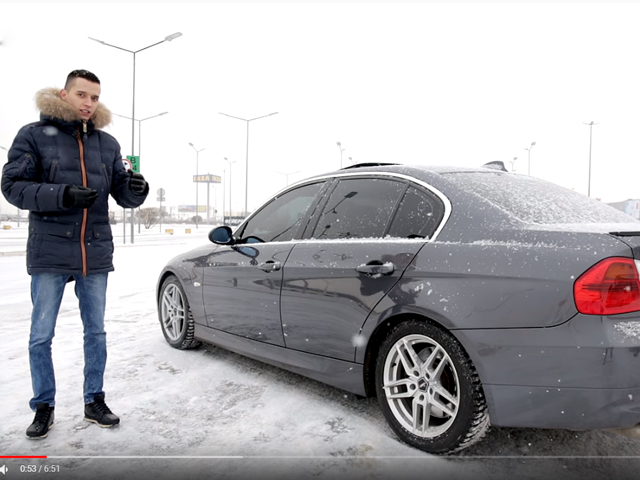 Видеосъемка тест-драйва BMW 330i E90