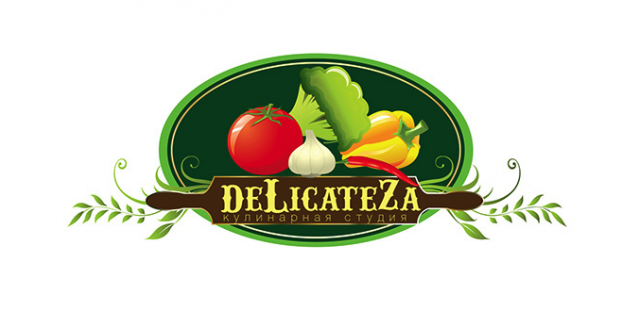 Логотип кулинарной студии delicateza