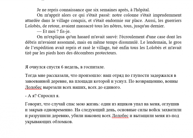 Перевод художественного текста