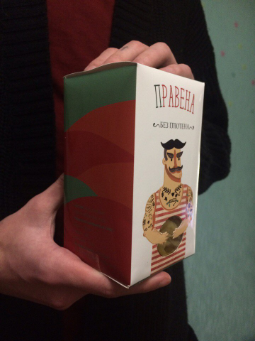 Дизайн упаковки для макарон "Правена"