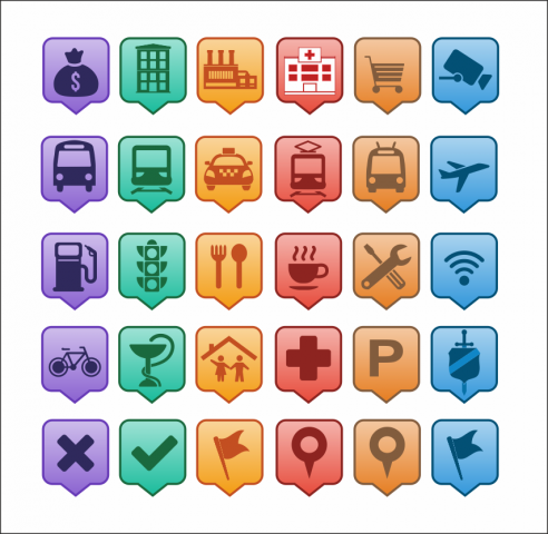 Набор иконок для WEB приложения