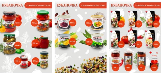 Пример каталога продукции
