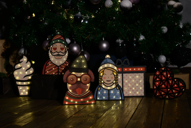 Дизайн новогоднего декора