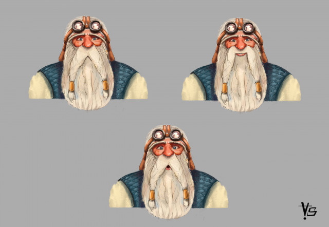 Concept art  Gnom_Character Design