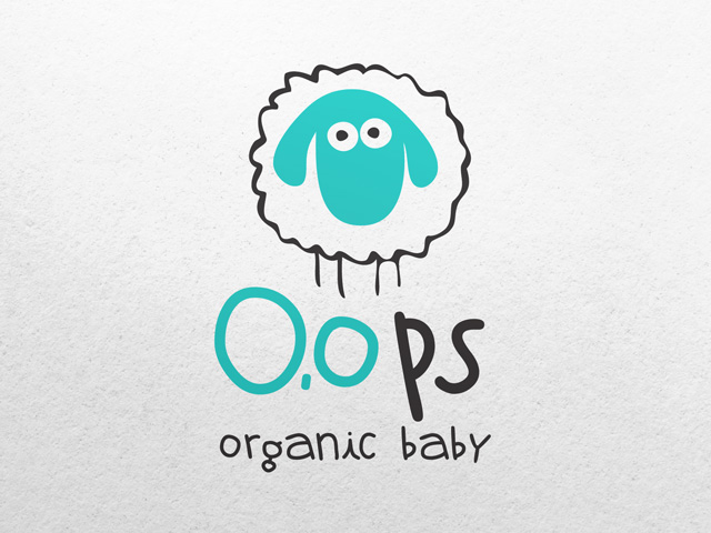 Логотип детской одежды «O.OPS»