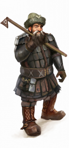 Дизайн персонажа гном