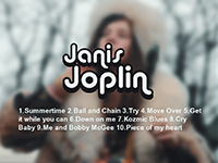 Janis Joplin CD design