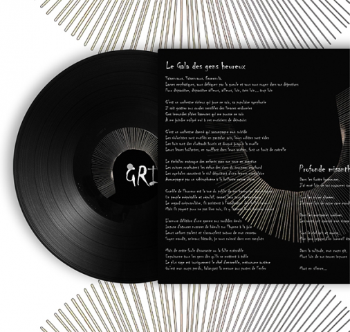 Gris / Vinyl cover