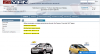Интернет-магазин автомобильных запчастей "Vian"