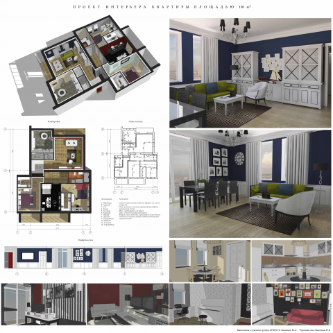 Учебный проект "Интерьер квартиры"