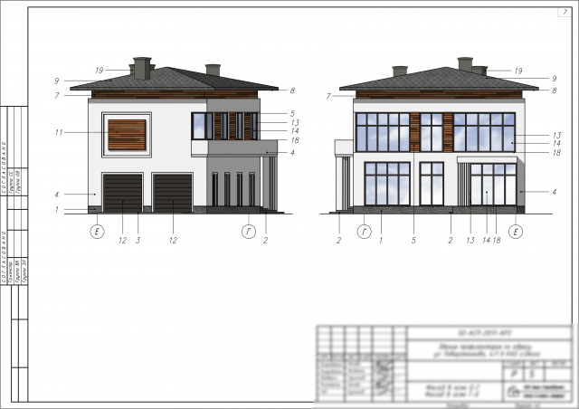 Коттедж, экстерьер