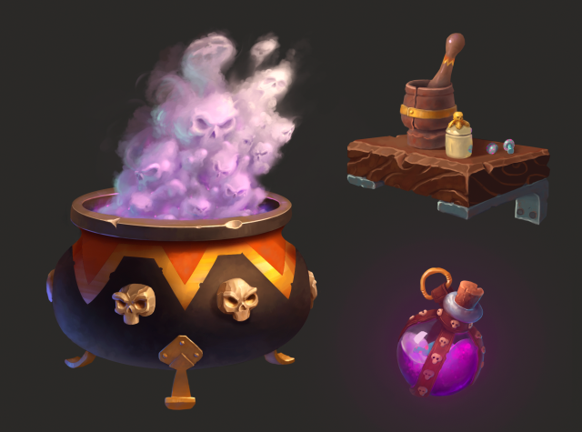 Witch props