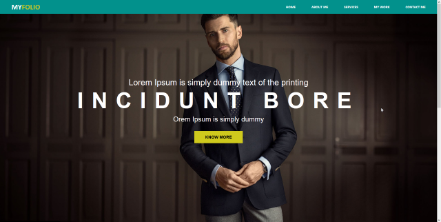 Пример сайта-одностраничника