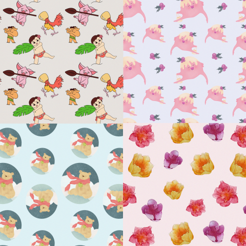 паттерны для ткани