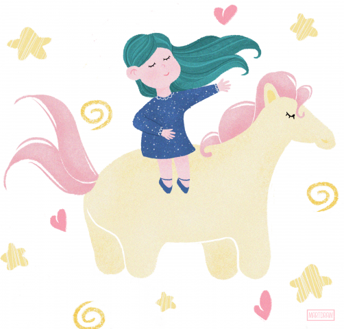 "good night" illustration