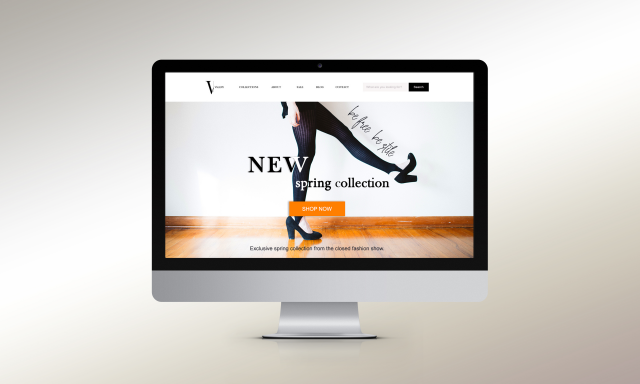 Сайт интернет магазина одежды Valery