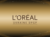 Фон и текст для Loreal