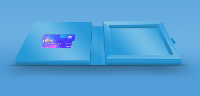 Отрисовка упаковки для банка Восточный