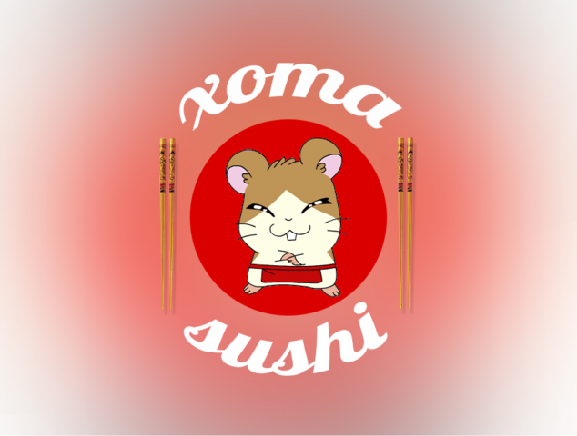 logo для доставки суши