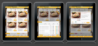The Online Restaurant Menu - iOS GUI Design
