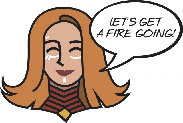 Стикер с Lina (Dota2)