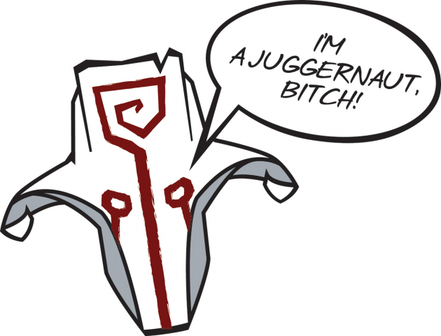 Стикер с Juggernaut (Dota2)