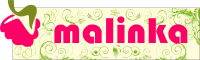 Вывеска магазина malinka