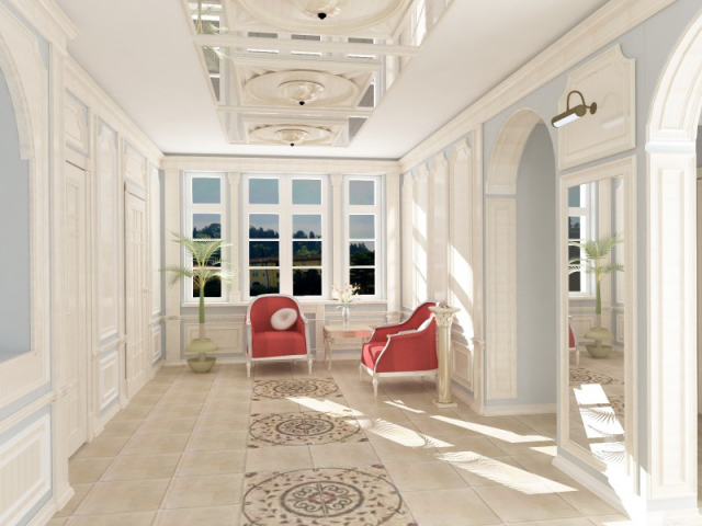 Дизайн интерьера квартиры в г. Карловы Вары