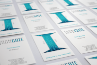 Визитки для IT-компании Irongate