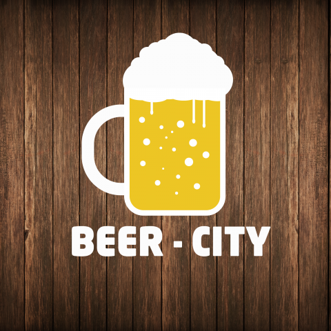Логотип для пивного бара Beer - City